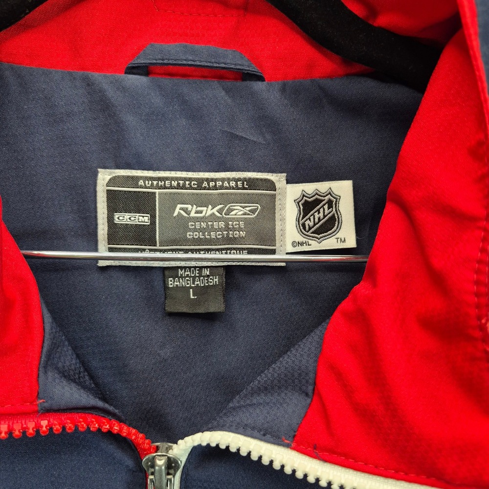 Reebok Jacket NHL Florida Panthers Large Navy Blue Mens - Picture 3 of 9